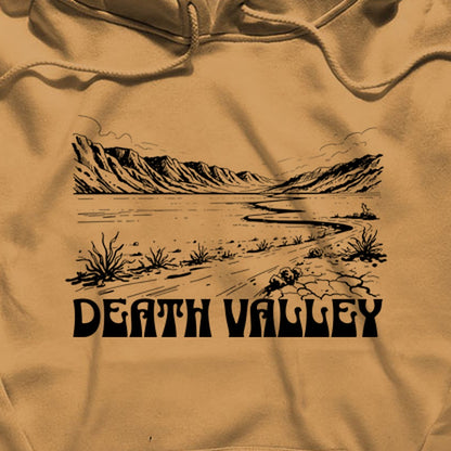 Death Valley National Park Line Drawing Hoodie