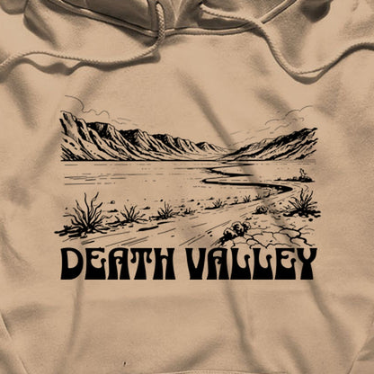 Death Valley National Park Line Drawing Hoodie