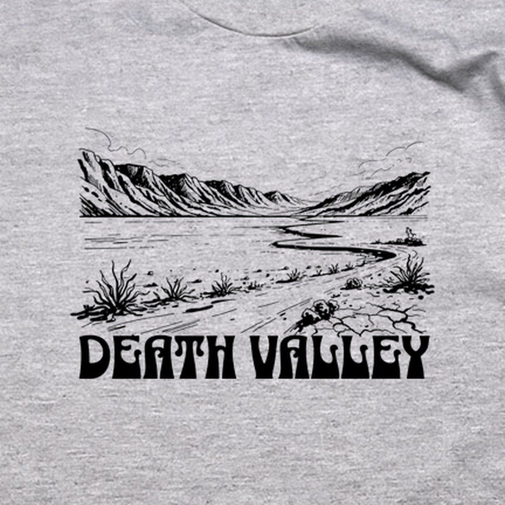 Death Valley National Park Line Drawing T-Shirt