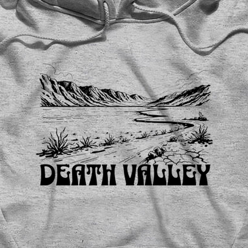 Death Valley National Park Line Drawing Hoodie