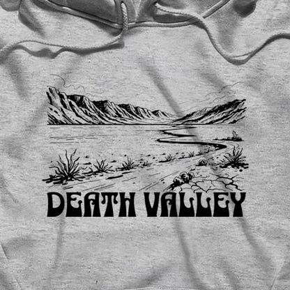 Death Valley National Park Line Drawing Hoodie