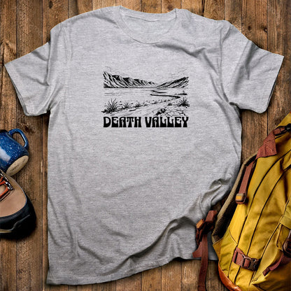 Death Valley National Park Line Drawing T-Shirt