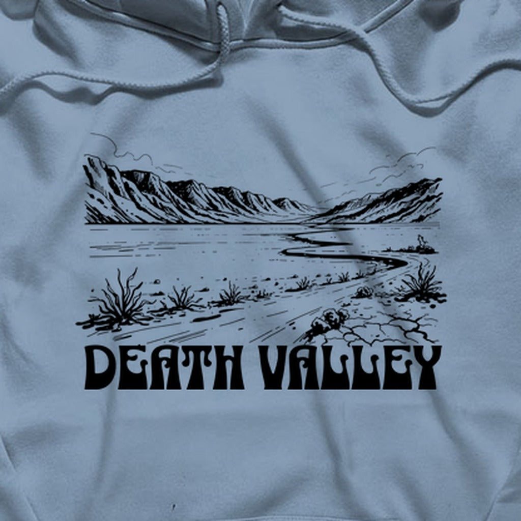 Death Valley National Park Line Drawing Hoodie