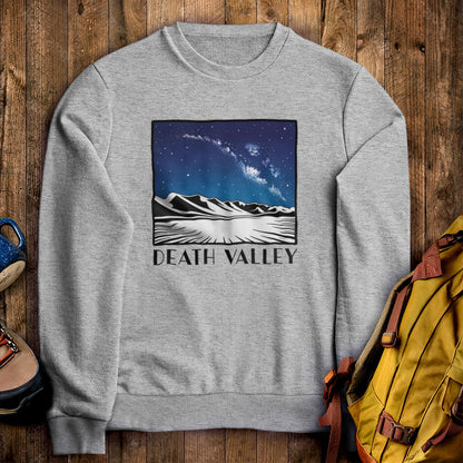 Death Valley National Park at Night Crewneck Sweatshirt