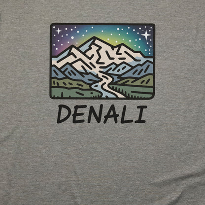 Denali at Night T-Shirt Adventure and Outdoors Themed T-Shirt