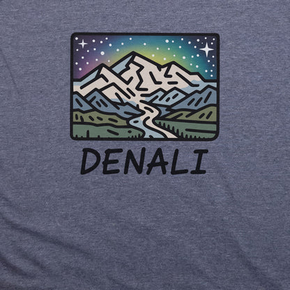 Denali at Night T-Shirt Adventure and Outdoors Themed T-Shirt