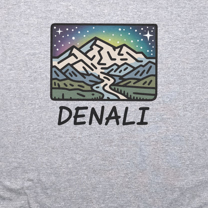 Denali at Night T-Shirt Adventure and Outdoors Themed T-Shirt