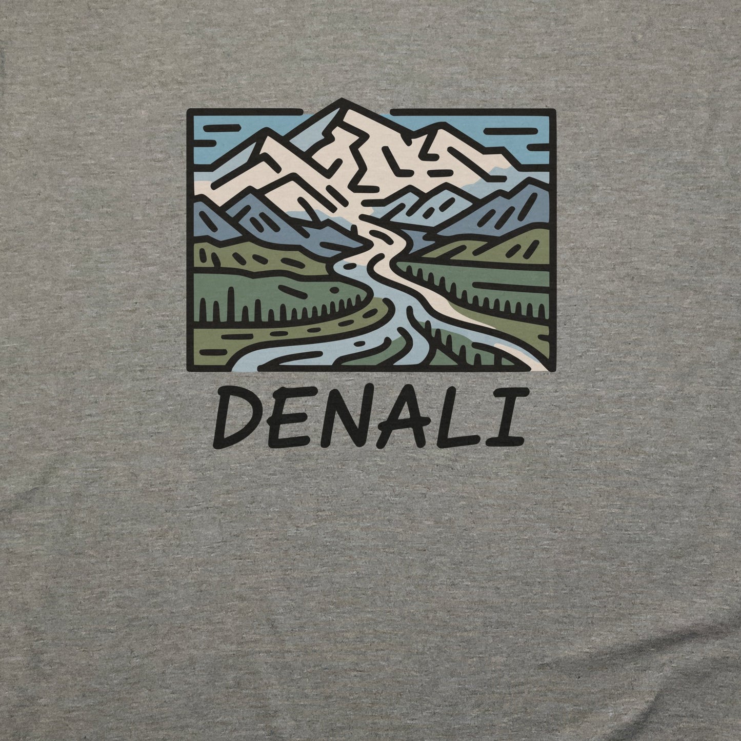 Denali National Park T-Shirt Adventure and Outdoors Themed T-Shirt