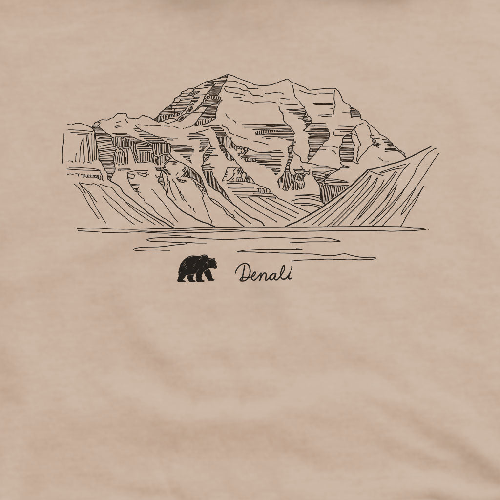 Denali Line Drawing Hoodie