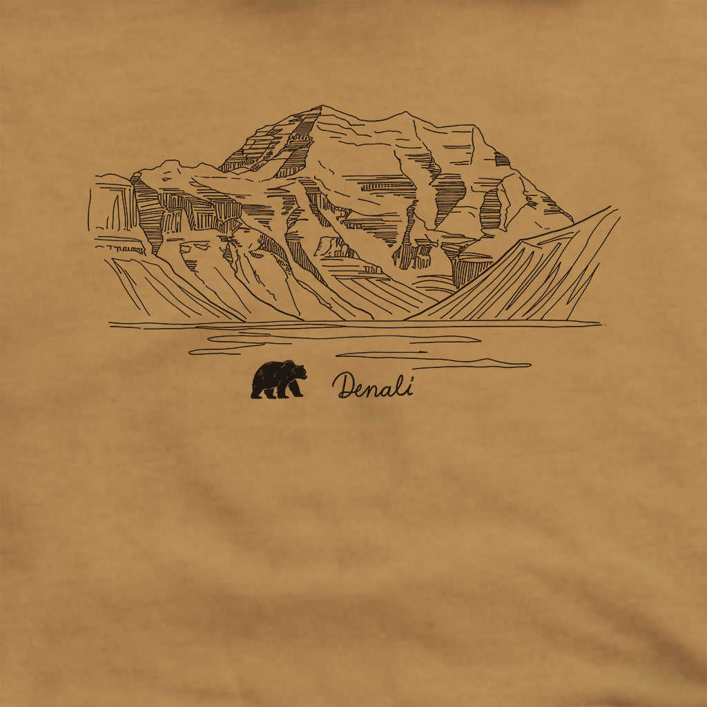 Denali Line Drawing Hoodie