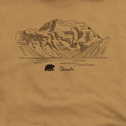 Denali Line Drawing Hoodie