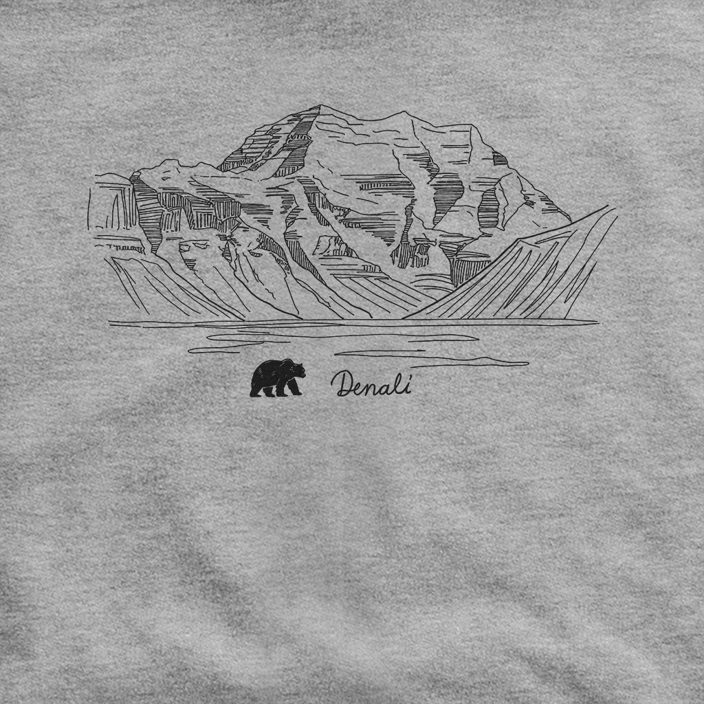 Denali Line Drawing Hoodie