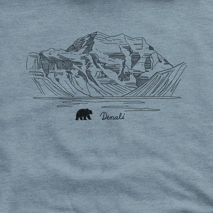 Denali Line Drawing Hoodie