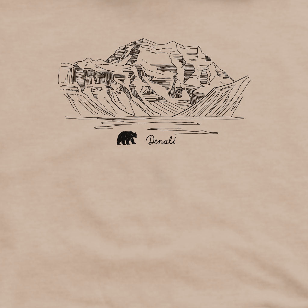 Denali Line Drawing Crewneck Sweatshirt