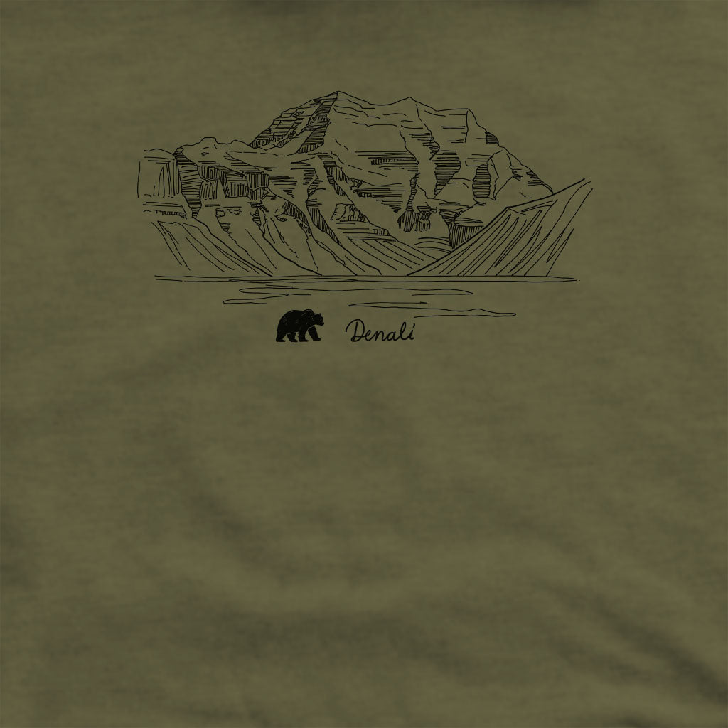 Denali Line Drawing Crewneck Sweatshirt