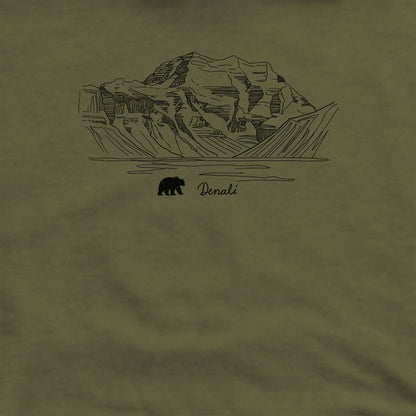 Denali Line Drawing Crewneck Sweatshirt