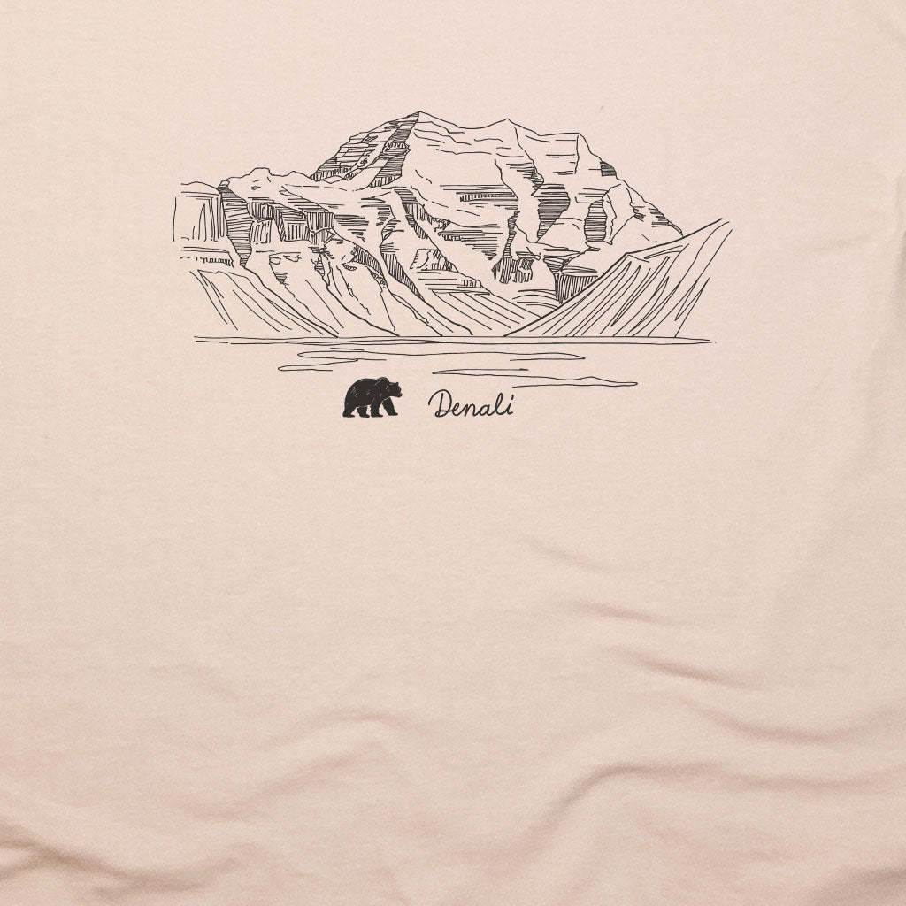 Denali Line Drawing T-Shirt