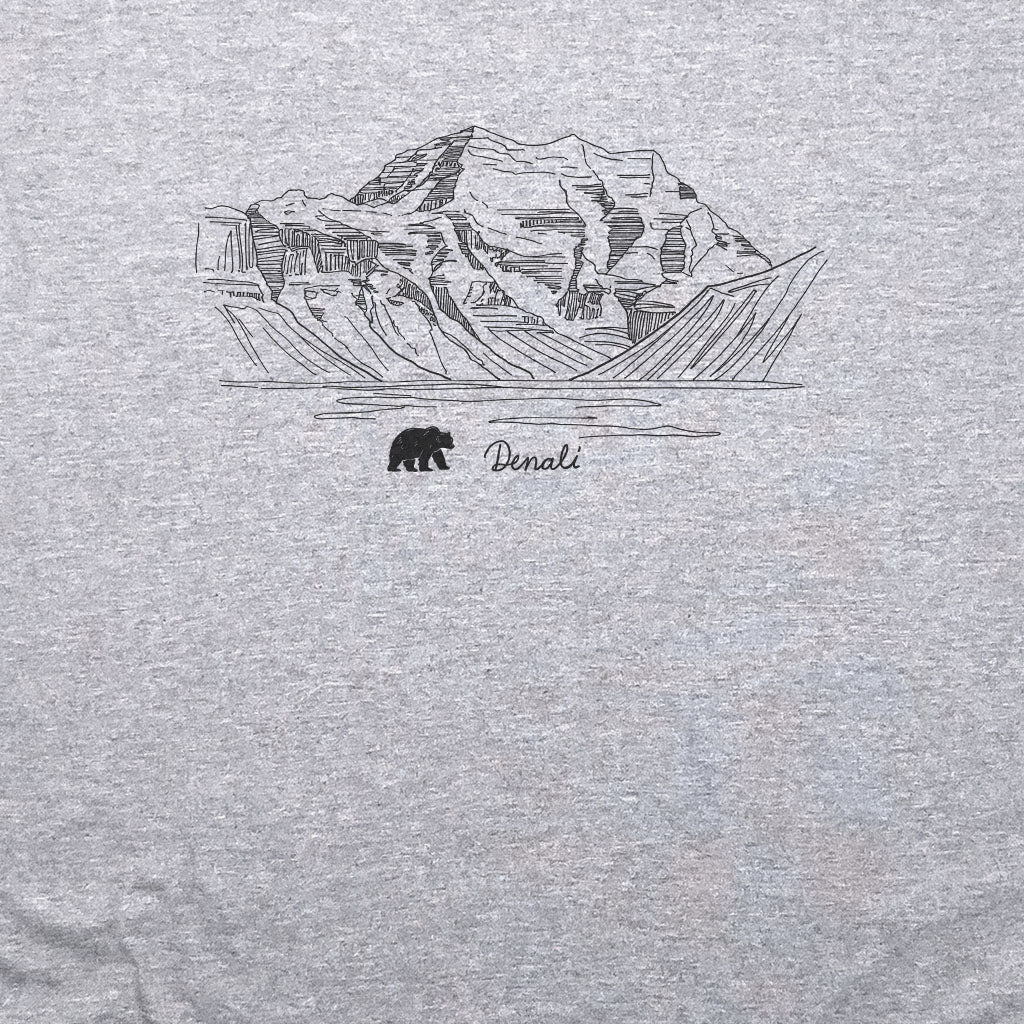 Denali Line Drawing T-Shirt