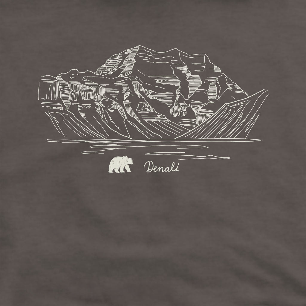 Denali Line Drawing Hoodie