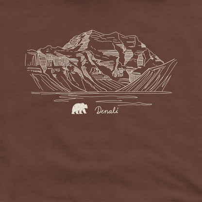 Denali Line Drawing Hoodie