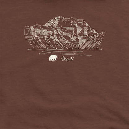 Denali Line Drawing Crewneck Sweatshirt
