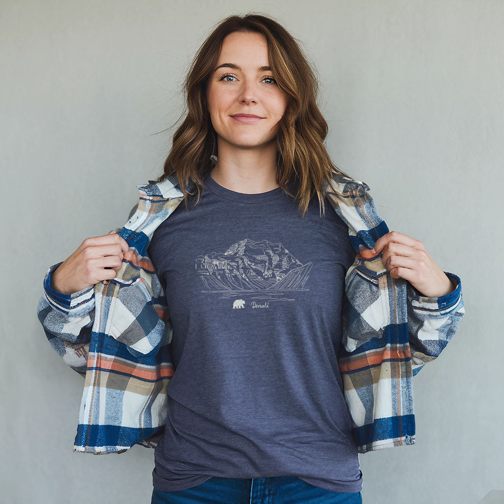 Badlands Line Drawing T-Shirt