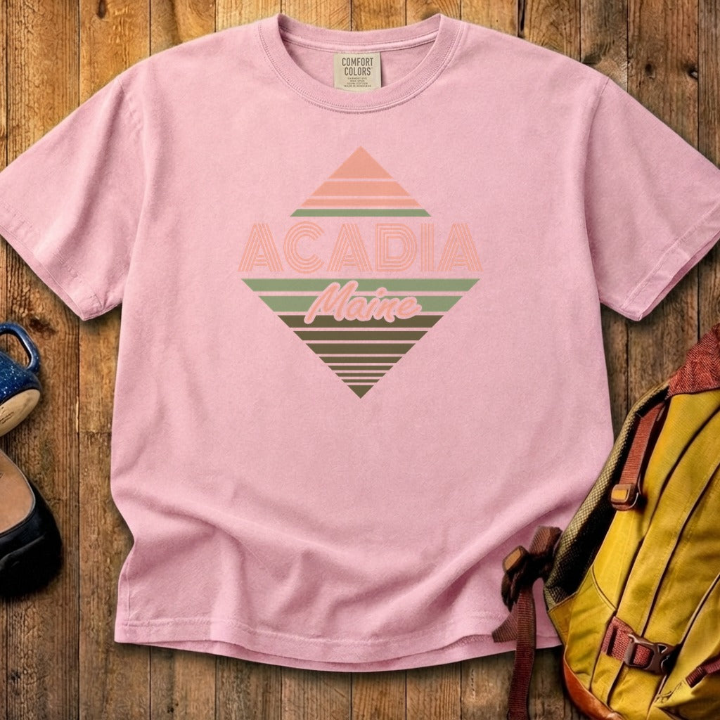Diamond Retro Acadia Cotton T-Shirt