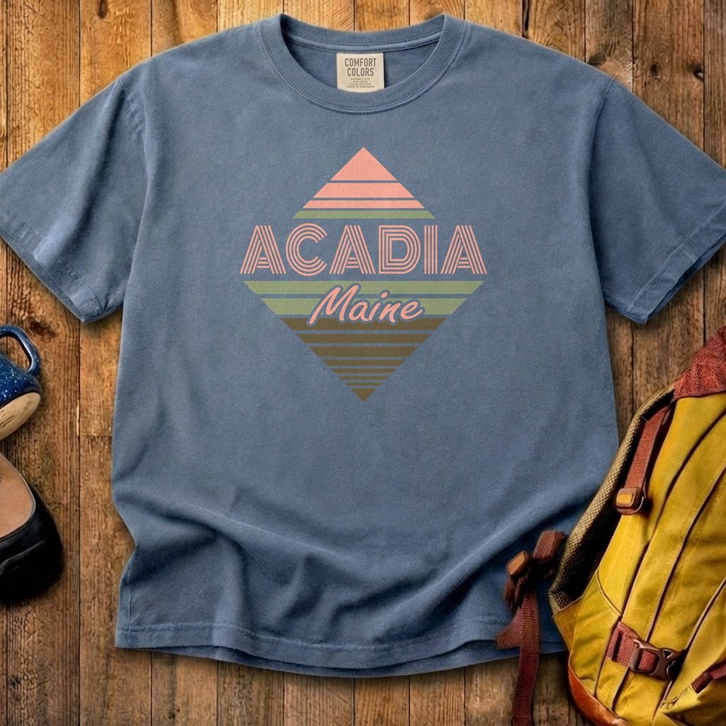 Diamond Retro Acadia Cotton T-Shirt