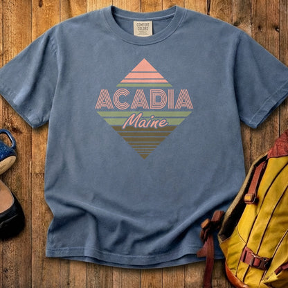 Diamond Retro Acadia Cotton T-Shirt