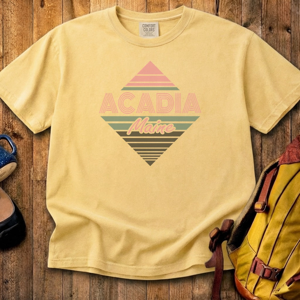 Diamond Retro Acadia Cotton T-Shirt