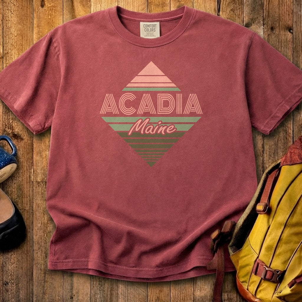 Diamond Retro Acadia Cotton T-Shirt