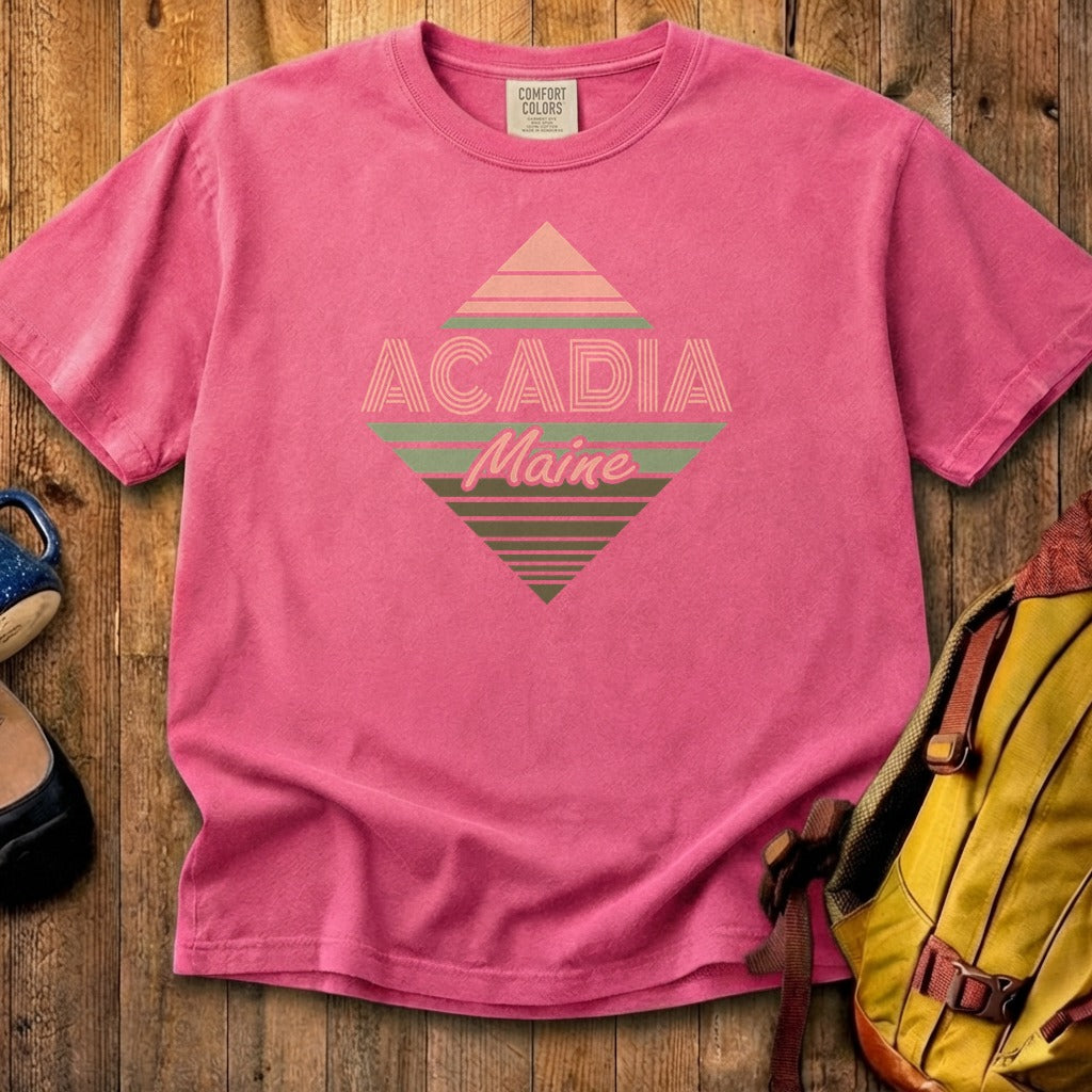 Diamond Retro Acadia Cotton T-Shirt