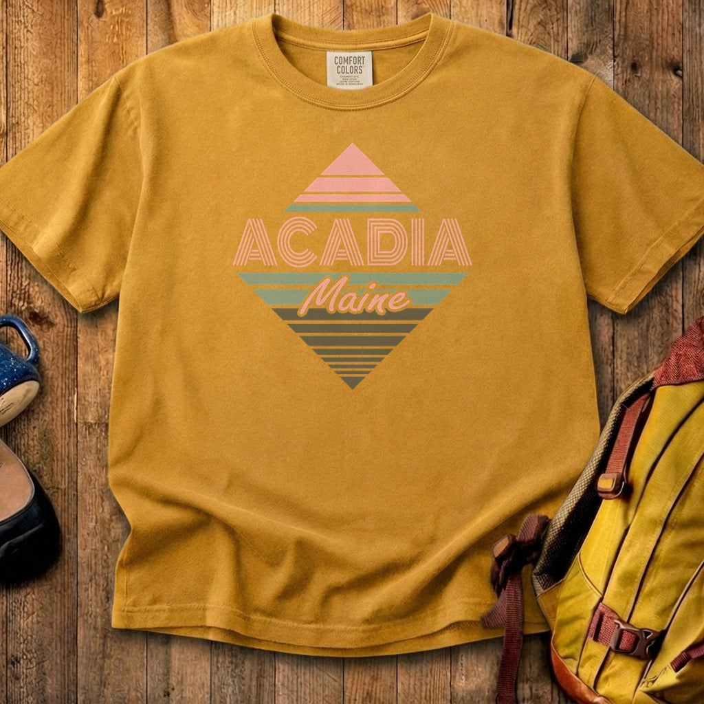 Diamond Retro Acadia Cotton T-Shirt