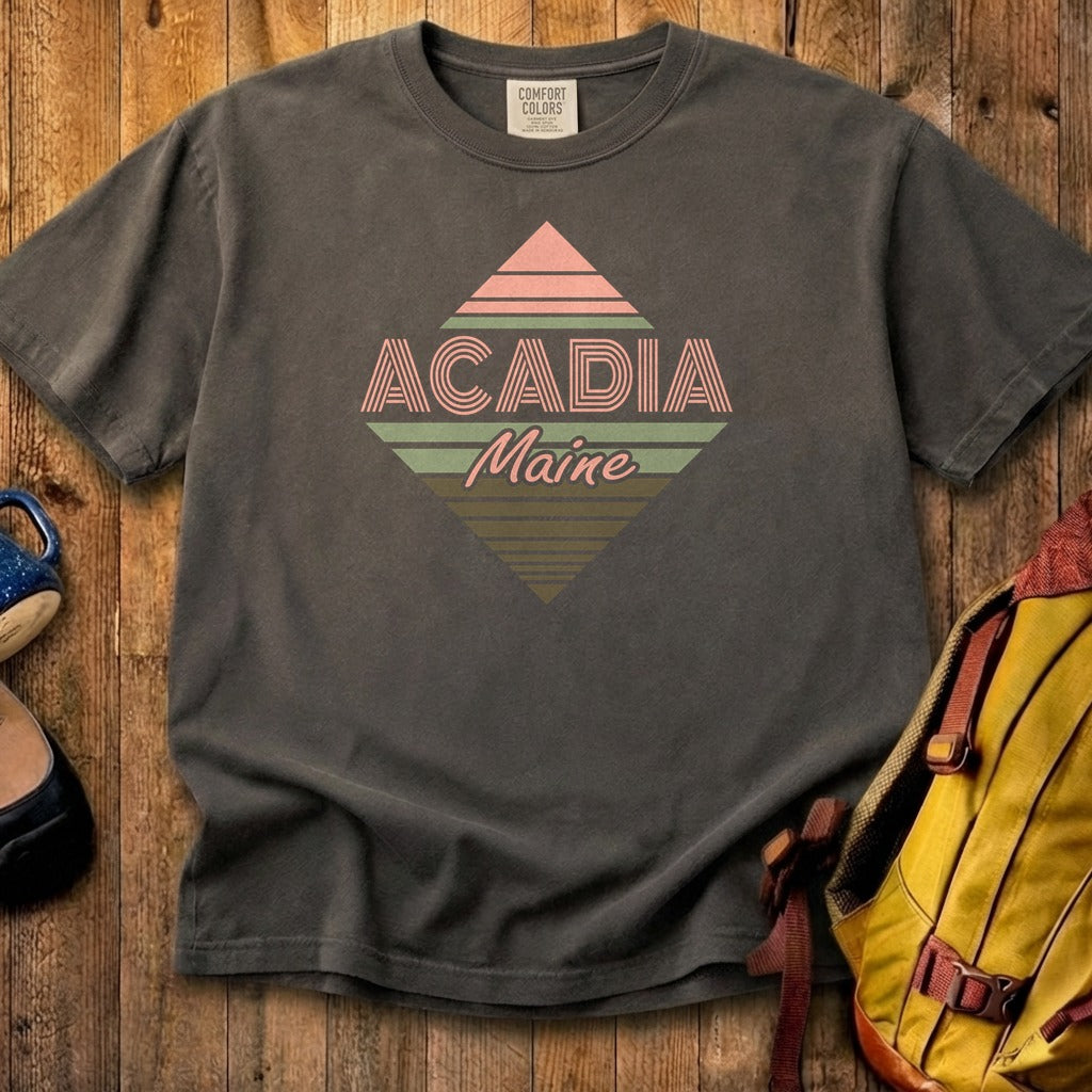 Diamond Retro Acadia Cotton T-Shirt
