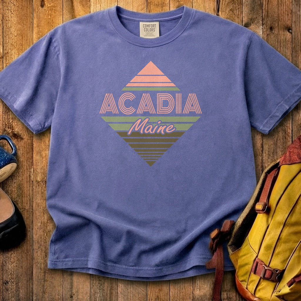 Diamond Retro Acadia Cotton T-Shirt