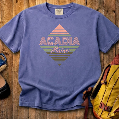 Diamond Retro Acadia Cotton T-Shirt