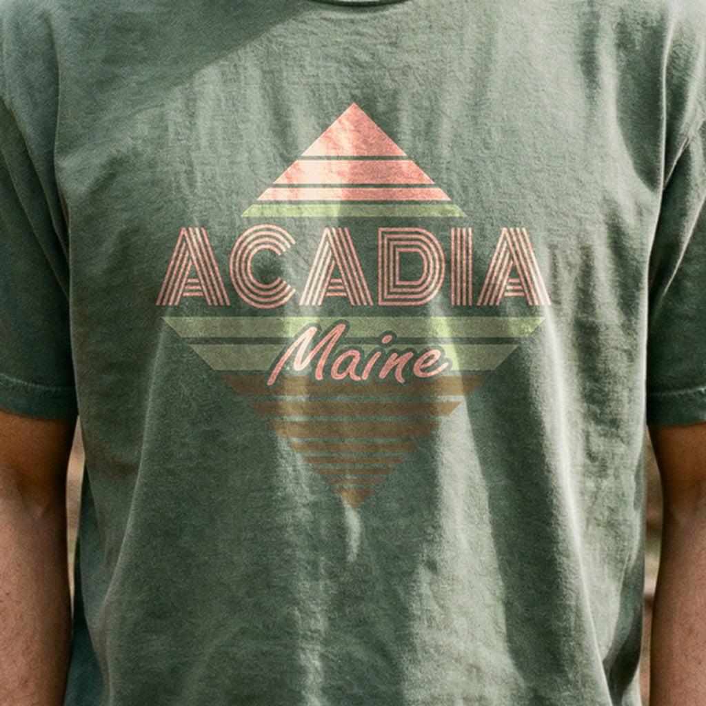 Diamond Retro Acadia Cotton T-Shirt