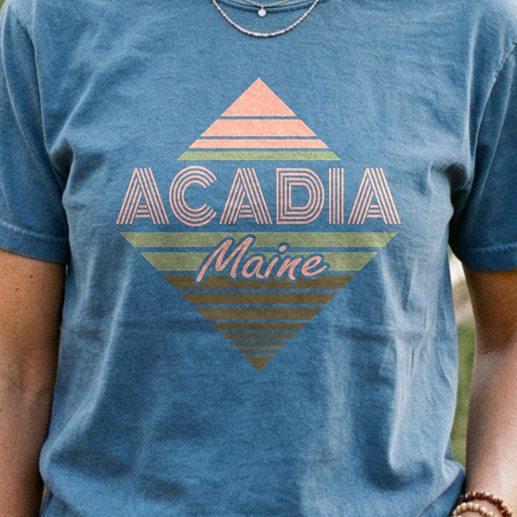 Diamond Retro Acadia Cotton T-Shirt