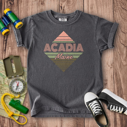 Diamond Retro Acadia Kids Cotton T-Shirt