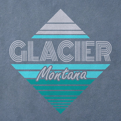 Diamond Retro Glacier Cotton T-Shirt