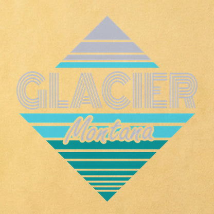 Diamond Retro Glacier Cotton T-Shirt