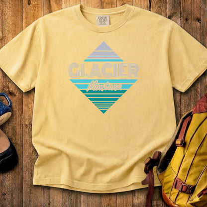 Diamond Retro Glacier Cotton T-Shirt