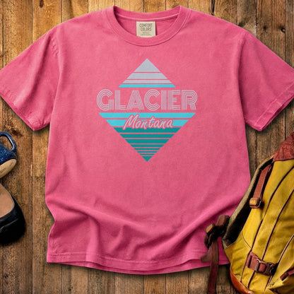 Diamond Retro Glacier Cotton T-Shirt