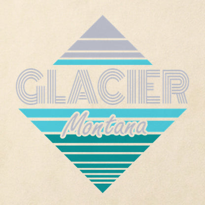 Diamond Retro Glacier Cotton T-Shirt