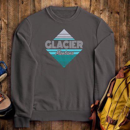 Diamond Retro Glacier Crewneck Sweatshirt