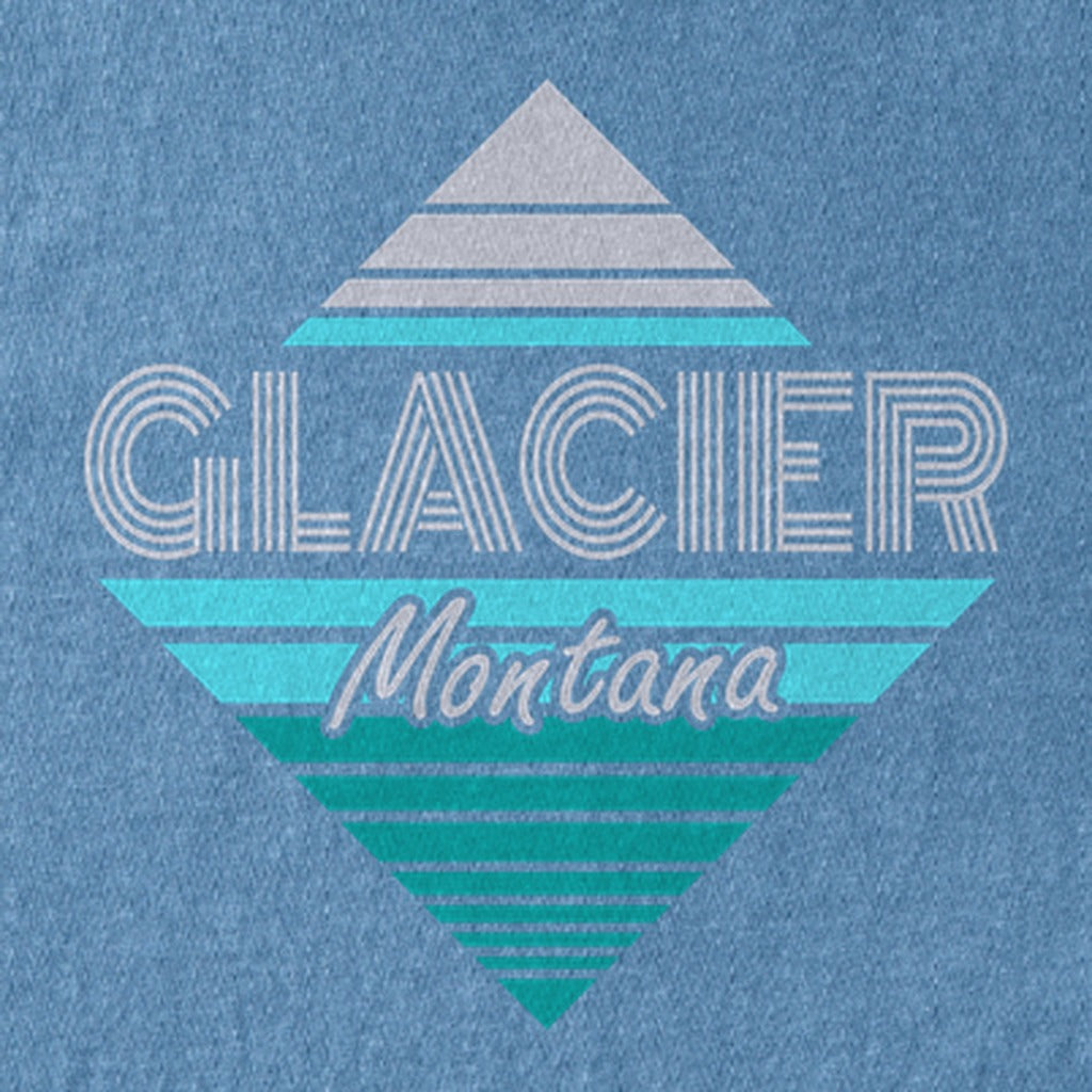 Diamond Retro Glacier Kids Cotton T-Shirt