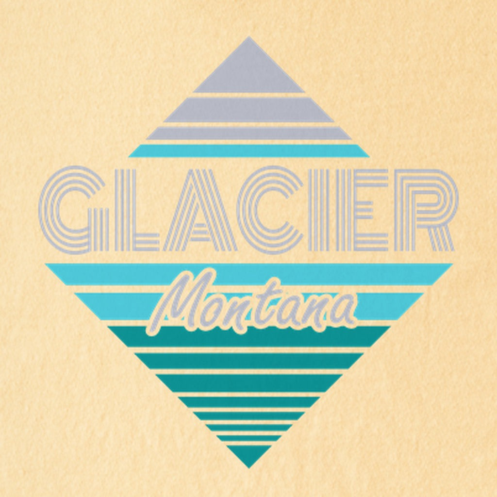 Diamond Retro Glacier Kids Cotton T-Shirt