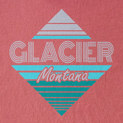 Diamond Retro Glacier Kids Cotton T-Shirt