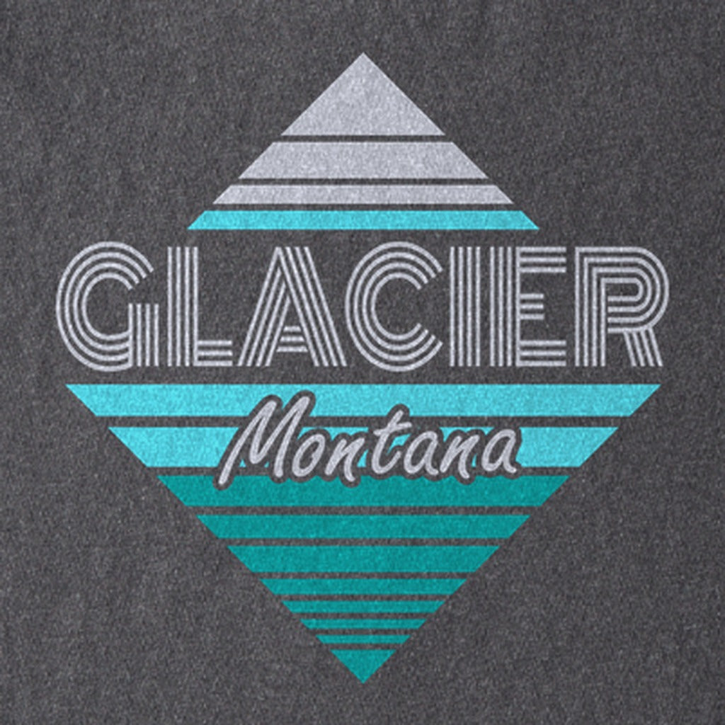 Diamond Retro Glacier Kids Cotton T-Shirt
