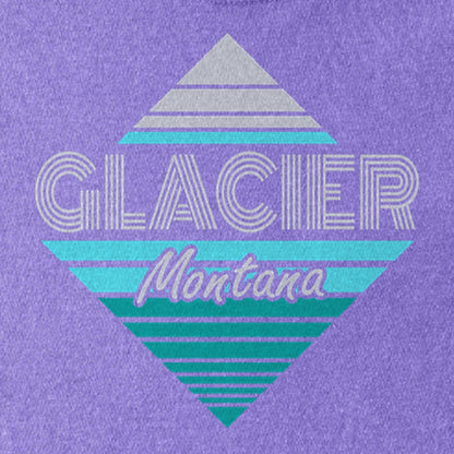 Diamond Retro Glacier Kids Cotton T-Shirt
